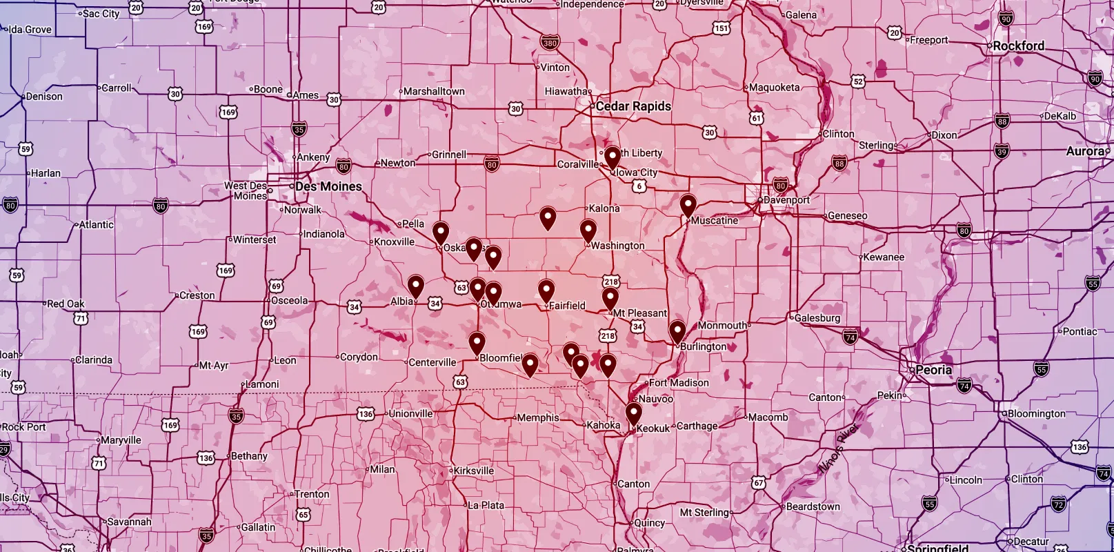 map full width